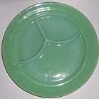 Vintage Jadite Green Fire King 9 1/2 Grill Plate  