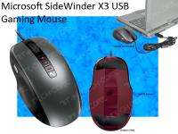 Microsoft SideWinder X3 5 Button Laser USB Gaming Mouse  