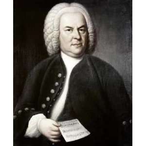  Johann Sebastian Bach by Elias Gottlob Haussman. Size 18 