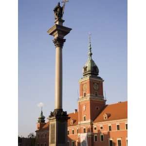 Castle Square, the Sigismund III Vasa Column and Royal Castle, Old 