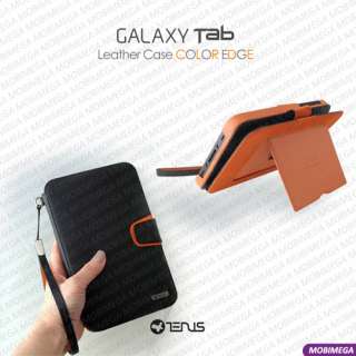 Zenus Leather Case Samsung Galaxy Tab   Gray Yellow  