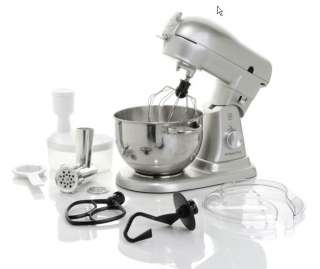   Commercially Rated 700w Stand Mixer w/Food Grinder Attachment  