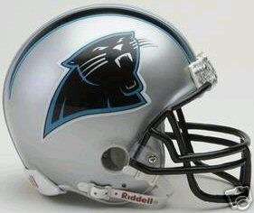 Carolina Panthers Riddell Deluxe Replica FS Helmet  
