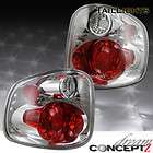 01 03 FORD F150 SUPERCREW HARLEY SVT CHROME TAILLIGHTS