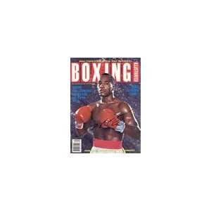 Sugar Ray Leonard Autographed Boxing Illustrated Magazine   Dec. 1988