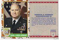 General H. Norman Schwarzkopf Desert Storm Topps Card  