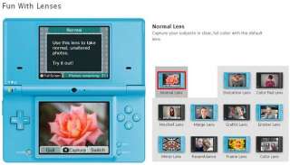 Nintendo DSi Light Blue Handheld System w/ 4 Games & Black Case  