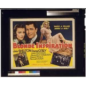    Blonde inspiration,John Shelton,Virginia Grey,1941
