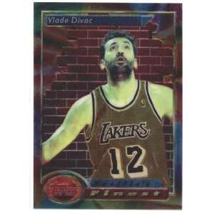 1993 94 Finest Refractors #120 Vlade Divac PF   Los Angeles Lakers 