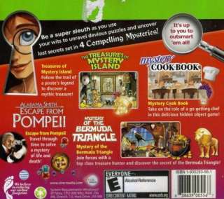 Mystery 4 Pack PC CD hidden object, adventure game set  