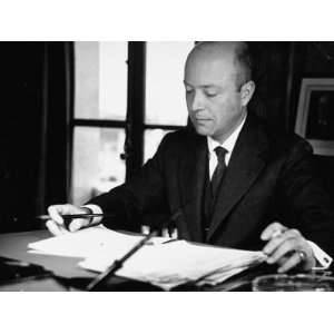  Ambassador William C. Bullitt Working at His Desk in the 