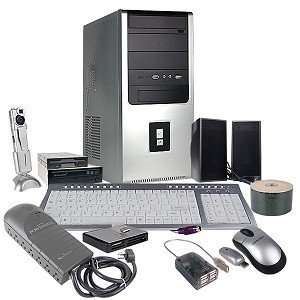  Do it Yourself PC GeekKit w/Case DVD±RW Webcam & More 