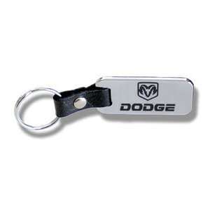  Dodge Ram Logo Key Chain (Chrome with Leather Strap 