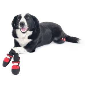  Muttluks Red Fleece Lined Dog Boots, Large