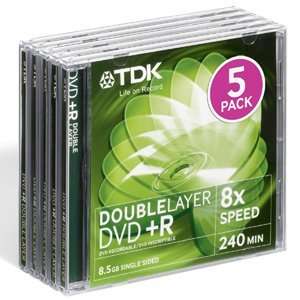  IMATION, TDK 2.4x DVD+R Double Layer Media (Catalog 