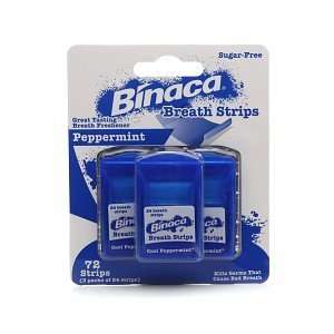  Binaca Breath Strips, Peppermint, 3 ea Health & Personal 