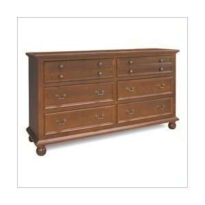 Anthracite AP Industries Napa Valley 6 Drawer Large Double Dresser
