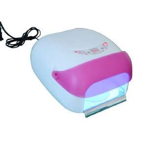   Bulb UV Nail Lamp   Acryllic Gel Shellac Dryer w/ Timer   Pink Beauty