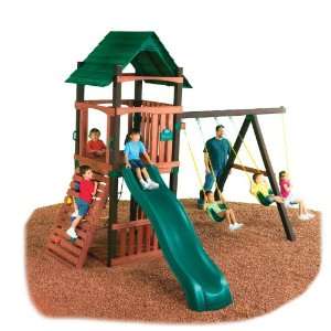    Swing N Slide Cimarron Wood Complete Play Set Toys & Games