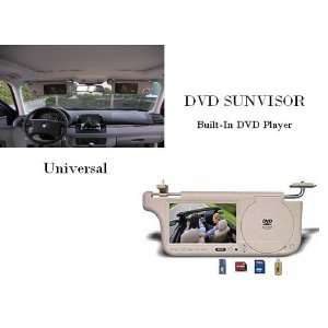   DVD Player Easy to install Universal Sunvisor DVD Player (Right/Beige