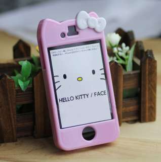 Pink Hello Kitty Cute Lovely hard Case Character Cover for Apple 