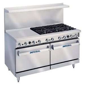   Burner Elite Restaurant Range, 24 griddle with two 26 1/2 ovens