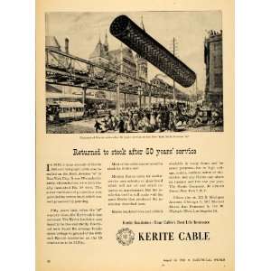   Wire & Cable Co Union Electric   Original Print Ad