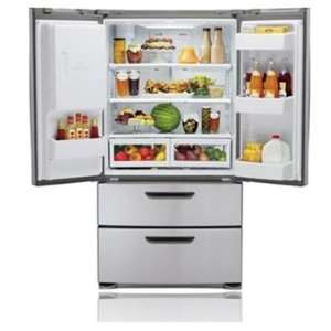  17.6 cu. ft. Built in egg bin French Door Refrigerator with 4 Door 