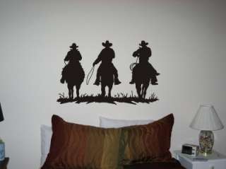 Cowboys Horses Western Vinyl wall art Decal Stickers  