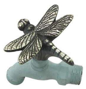 Whitehall Faucet Hose Bibb Flora Fauna Garden Dragonfly  