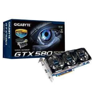  GIGABYTE GeForce GTX 580 3072MB GDDR5 PCI Express 2.0 2x 