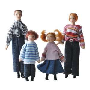  Dollhouse Miniature The Cooper Family Dolls Toys & Games