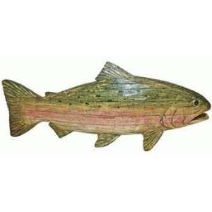  Trout Fish for Shelf or Mantle (Carved Wood Look) 11 