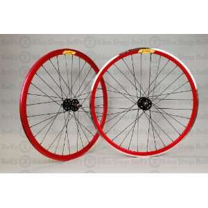   Deep V Track Wheels RED Fixed Gear 700c New