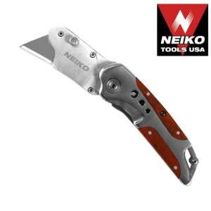  KNIFE FOLDING HD UTILITY, wood/stainless