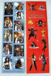 SCRAPBOOKING STICKERS   PIRATES of the CARIBBEAN 2011  