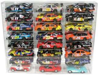 NASCAR 1/ 24 DIE CAST DISPLAY CASE 24CAR COMPARTMENT FITS RCCA  