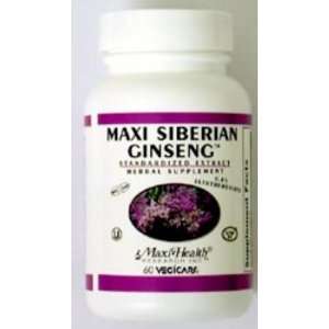  Maxi Siberian Ginseng 60C 60 Capsules Health & Personal 