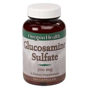  Oregon Health Glucosamine Sulfate 500 mg (Twin Pack) 100 