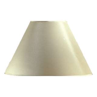 NEW 11 in. Wide Empire Lamp Shade, Butter Yellow, Faux Silk Fabric 