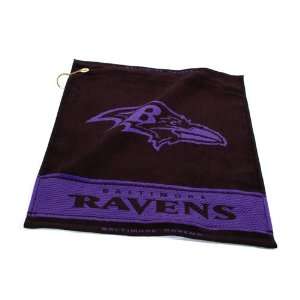 Baltimore Ravens NFL Woven Golf Towel 