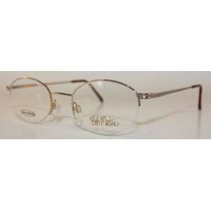 Bob Mackie Ophthalmic Eyewear Metal Oval 996 #597 Gold