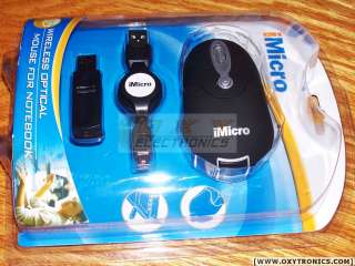 iMicro Wireless Optical Mouse for Laptops, Netbooks, Notebooks 