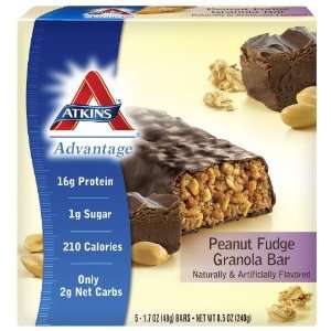  Atkins Peanut Fudge Granola Bar
