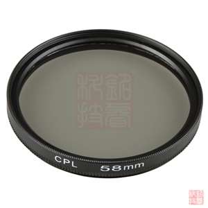 58mm Lens CPL Filter for Fuji HS10 S9000 S9600 OLYMPUS E420 E330 E300 