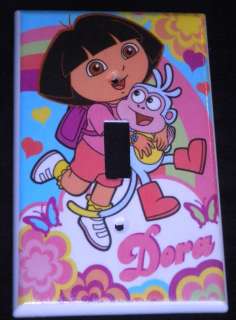   the EXPLORER LIGHT SWITCH COVER Dora and Boots Switch plate  