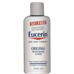 Eucerin Dry Skin Therapy Original Moisturizing Lotion, 12 FL OZ (Pack 