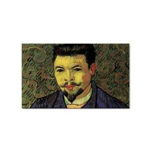  Portrait of Doctor Felix Rey By Vincent Van Gogh Sticker 