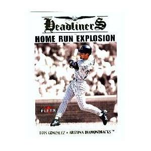  2002 Fleer Headliners #9 Luis Gonzalez