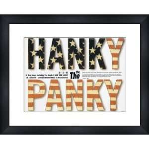  THE THE Hanky Panky   Custom Framed Original Ad   Framed 